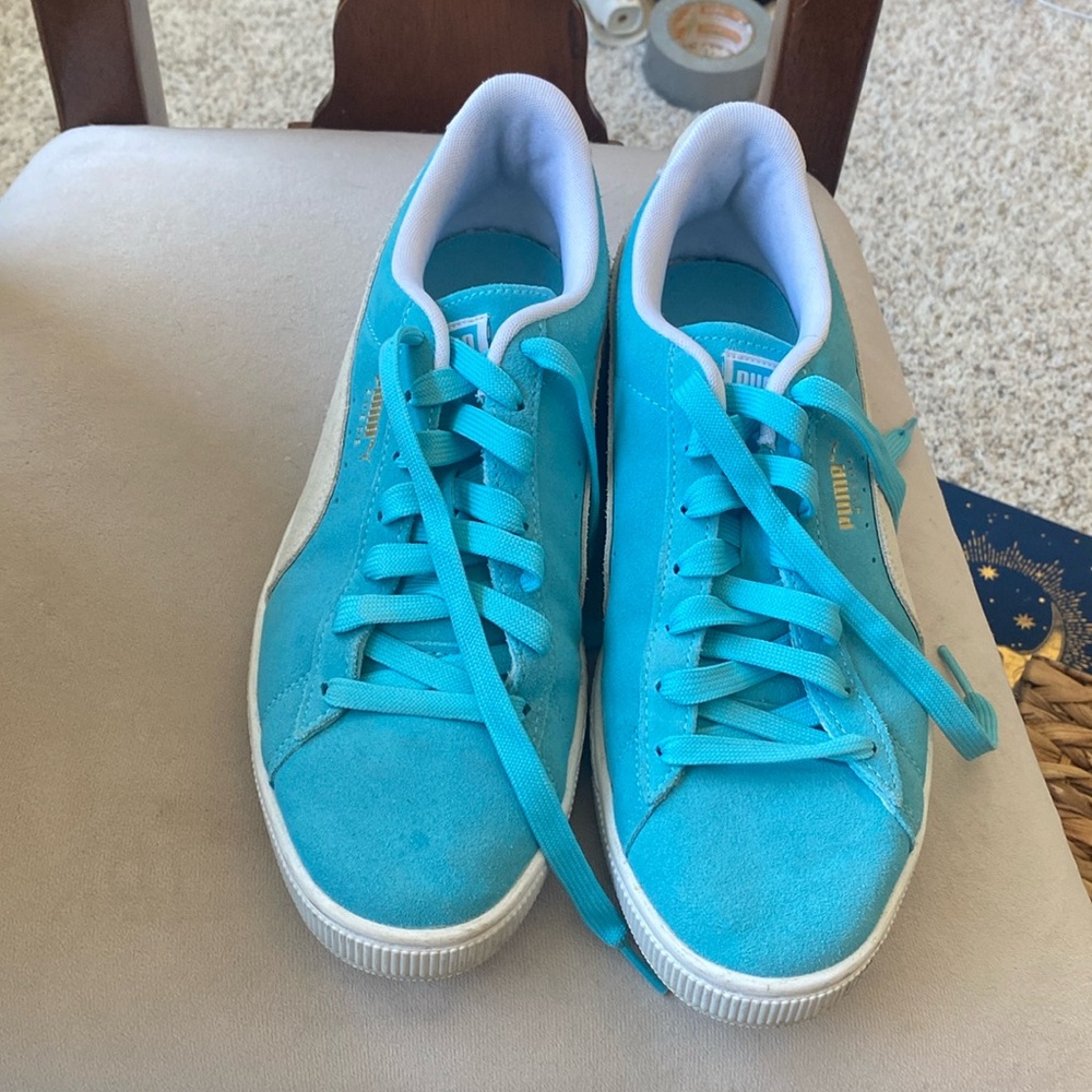 Puma bright blue Maersk sneakers